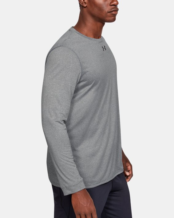 New Grey Under Armour Men's Long Sleeve Gym Active T-Shirt 